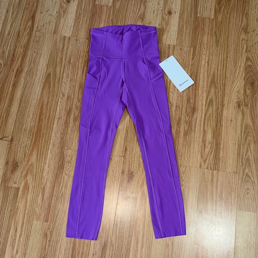 NWT Lululemon Fast and Free High Rise Crop Tight Leggings Size 0